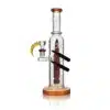 Straight Tube Bongs Glass 11.5In Dual Bullet Water Tube