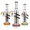 Straight Tube Bongs Glass 11.5In Dual Bullet Water Tube