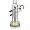 Straight Tube Bongs Glass 11.5In Dual Bullet Water Tube