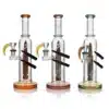 Straight Tube Bongs Glass 11.5In Dual Bullet Water Tube