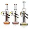 Straight Tube Bongs Glass 11.5In Dual Bullet Water Tube