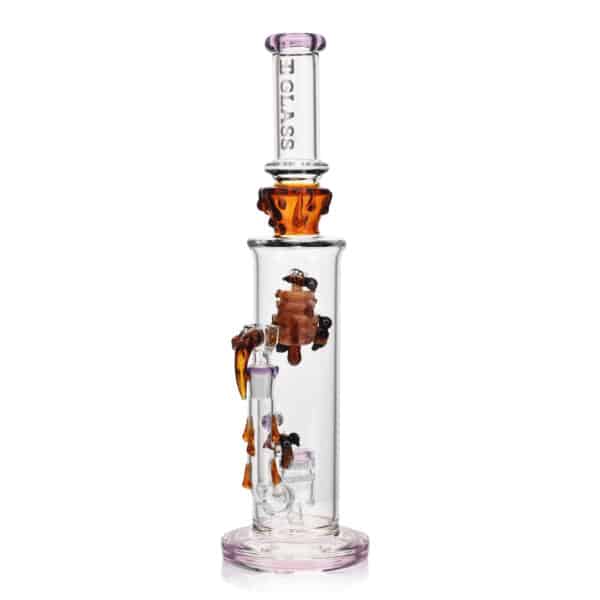 Honey Bee Straight Tube Bong