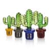 Transparent Cactus Pot Hand Pipe