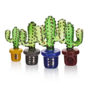 Transparent Cactus Pot Hand Pipe