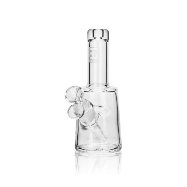 Pipa de agua Bong de vidrio transparente