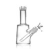 Pipa de agua Bong de vidrio transparente