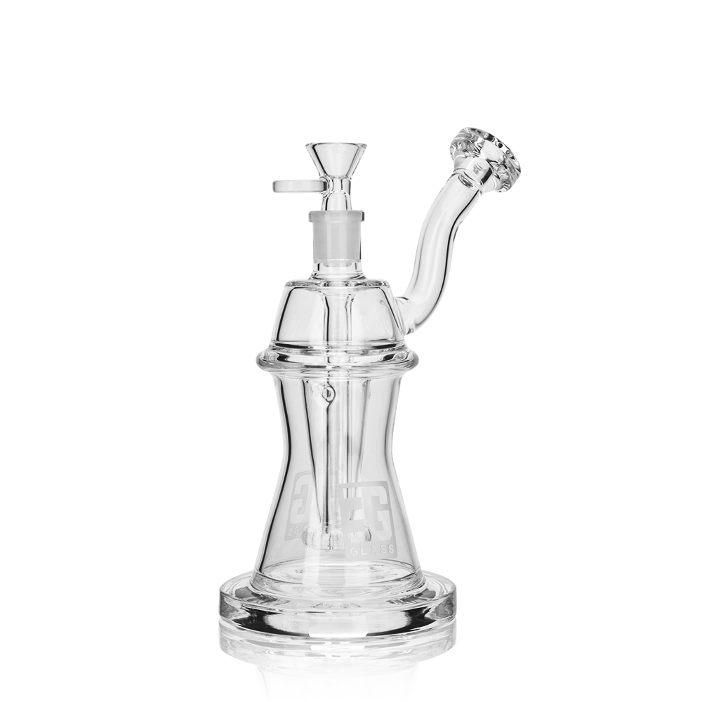 Bongo de vidro transparente Cachimbo de água Dab Rig