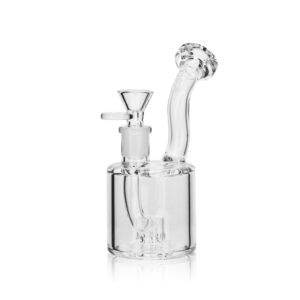 Clear Glass Bubbler Water Pipe