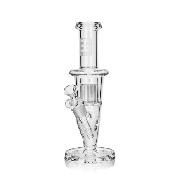 Clear Glass Percolator Water Pipe