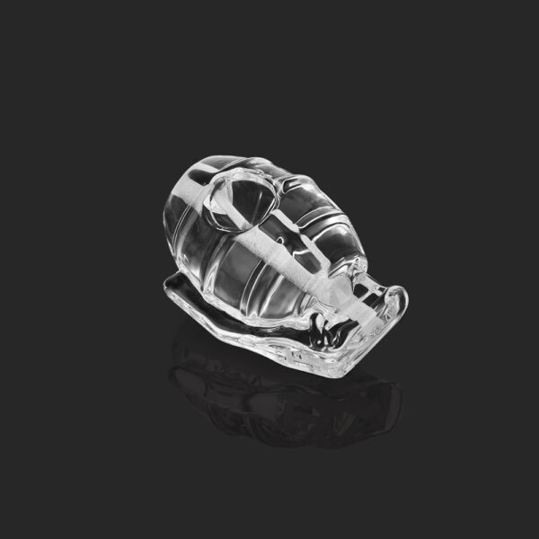 Cachimbo de vidro transparente Grenade