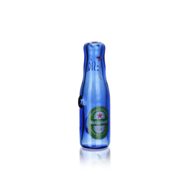 Bunte Glasflasche Handpfeife