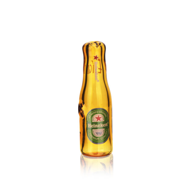 Bunte Glasflasche Handpfeife