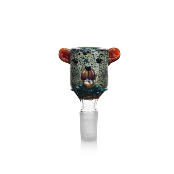 Cute Bear Glass Bong Bowl Piece