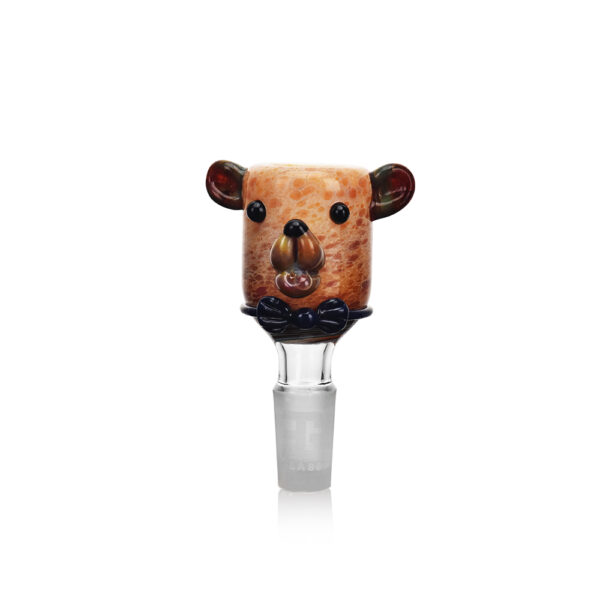Cute Bear Glass Bong Bowl Piece