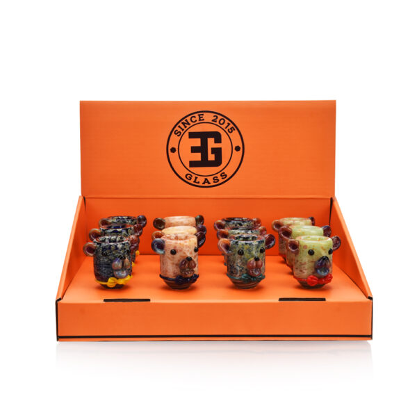 Cute Bear Glass Bong Bowl Piece
